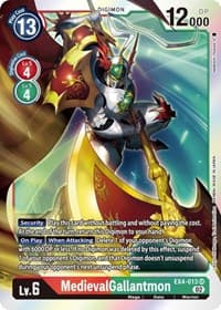 MedievalGallantmon - Alternative Being Booster - Digimon Card Game card