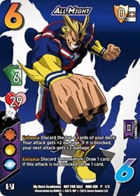 All Might (Dim Mak Promo) - UniVersus: My Hero Academia Promo Cards - UniVersus card