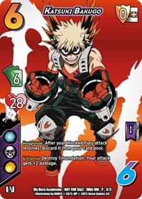 Katsuki Bakugo (Dim Mak Promo) - UniVersus: My Hero Academia Promo Cards - UniVersus card