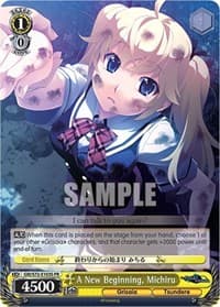 A New Beginning, Michiru (Foil) - The Fruit of Grisaia - Weiss Schwarz card