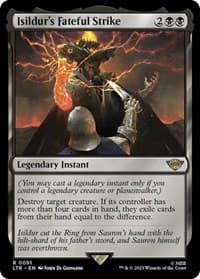 Isildur's Fateful Strike - Universes Beyond: The Lord of the Rings: Tales of Middle-earth - Magic: The Gathering card