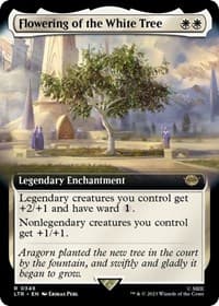 Flowering of the White Tree (Extended Art) - Universes Beyond: The Lord of the Rings: Tales of Middle-earth - Magic: The Gathering card