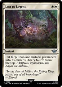 Lost to Legend - Universes Beyond: The Lord of the Rings: Tales of Middle-earth - Magic: The Gathering card