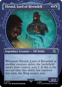 Elrond, Lord of Rivendell (Showcase) - Universes Beyond: The Lord of the Rings: Tales of Middle-earth - Magic: The Gathering card