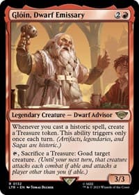 Gloin, Dwarf Emissary - Universes Beyond: The Lord of the Rings: Tales of Middle-earth - Magic: The Gathering card