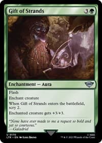 Gift of Strands - Universes Beyond: The Lord of the Rings: Tales of Middle-earth - Magic: The Gathering card