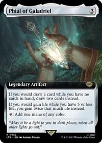 Phial of Galadriel (Extended Art) - Universes Beyond: The Lord of the Rings: Tales of Middle-earth - Magic: The Gathering card