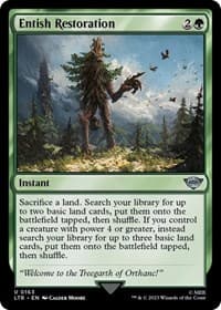 Entish Restoration - Universes Beyond: The Lord of the Rings: Tales of Middle-earth - Magic: The Gathering card