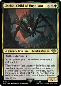Shelob, Child of Ungoliant - Universes Beyond: The Lord of the Rings: Tales of Middle-earth - Magic: The Gathering card