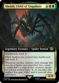 Shelob, Child of Ungoliant (Extended Art) - Universes Beyond: The Lord of the Rings: Tales of Middle-earth - Magic: The Gathering card