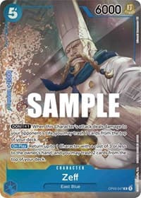 Zeff (Alternate Art) - Pillars of Strength - One Piece Card Game card