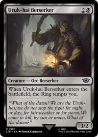 Uruk-hai Berserker - Universes Beyond: The Lord of the Rings: Tales of Middle-earth - Magic: The Gathering card