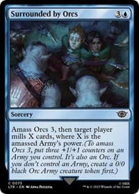 Surrounded by Orcs - Universes Beyond: The Lord of the Rings: Tales of Middle-earth - Magic: The Gathering card