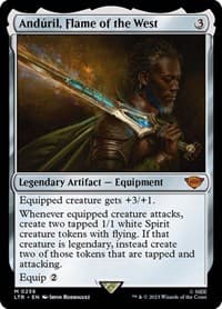 Anduril, Flame of the West - Universes Beyond: The Lord of the Rings: Tales of Middle-earth - Magic: The Gathering card