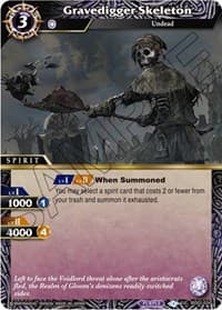 Gravedigger Skeleton - False Gods - Battle Spirits Saga card