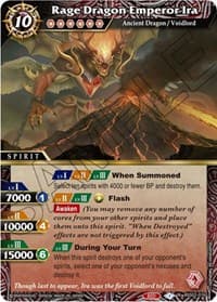 Rage Dragon Emperor Ira - False Gods - Battle Spirits Saga card