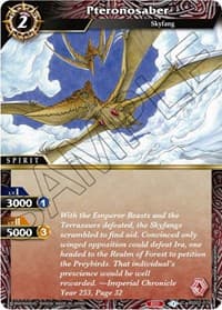 Pteronosaber - False Gods - Battle Spirits Saga card