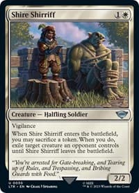 Shire Shirriff - Universes Beyond: The Lord of the Rings: Tales of Middle-earth - Magic: The Gathering card