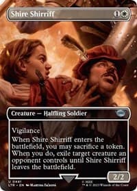 Shire Shirriff (Borderless) - Universes Beyond: The Lord of the Rings: Tales of Middle-earth - Magic: The Gathering card