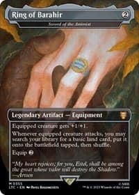 Ring of Barahir - Sword of the Animist (Borderless) - Commander: The Lord of the Rings: Tales of Middle-earth - Magic: The Gathering card