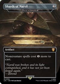 Shards of Narsil - Thorn of Amethyst (Borderless) - Commander: The Lord of the Rings: Tales of Middle-earth - Magic: The Gathering card