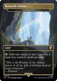 Henneth Annun - Reflecting Pool (Borderless) - Commander: The Lord of the Rings: Tales of Middle-earth - Magic: The Gathering card