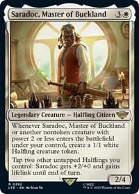 Saradoc, Master of Buckland - Universes Beyond: The Lord of the Rings: Tales of Middle-earth - Magic: The Gathering card