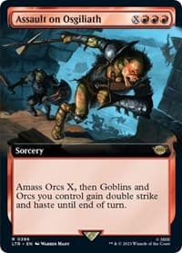 Assault on Osgiliath (Extended Art) - Universes Beyond: The Lord of the Rings: Tales of Middle-earth - Magic: The Gathering card