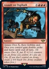 Assault on Osgiliath - Universes Beyond: The Lord of the Rings: Tales of Middle-earth - Magic: The Gathering card
