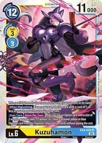 Kuzuhamon - Alternative Being Booster - Digimon Card Game card