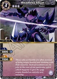 Headless Slicer - False Gods - Battle Spirits Saga card