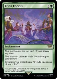 Elven Chorus - Universes Beyond: The Lord of the Rings: Tales of Middle-earth - Magic: The Gathering card