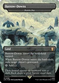 Barrow-Downs - Bojuka Bog (Borderless) (Surge Foil) - Commander: The Lord of the Rings: Tales of Middle-earth - Magic: The Gathering card