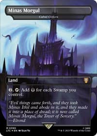 Minas Morgul - Cabal Coffers (Borderless) (Surge Foil) - Commander: The Lord of the Rings: Tales of Middle-earth - Magic: The Gathering card