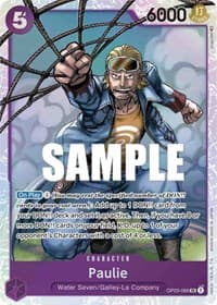 Paulie - Pillars of Strength - One Piece Card Game card