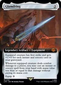 Glamdring (Extended Art) (Surge Foil) - Universes Beyond: The Lord of the Rings: Tales of Middle-earth - Magic: The Gathering card