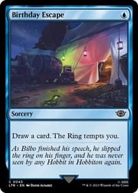 Birthday Escape - Universes Beyond: The Lord of the Rings: Tales of Middle-earth - Magic: The Gathering card