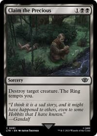 Claim the Precious - Universes Beyond: The Lord of the Rings: Tales of Middle-earth - Magic: The Gathering card