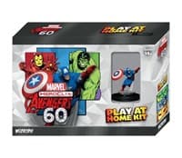 Avengers 60th Anniversary Play at Home Kit: Captain America - Avengers 60th Anniversary - Heroclix card