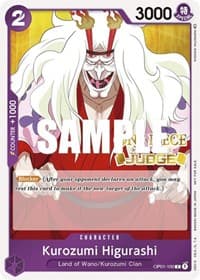 Kurozumi Higurashi (Judge) - One Piece Promotion Cards - One Piece Card Game card