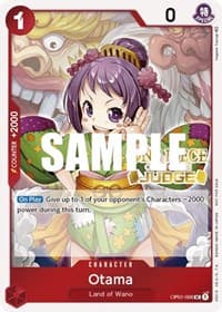 Otama (Judge) - One Piece Promotion Cards - One Piece Card Game card
