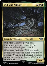 Old Man Willow - Universes Beyond: The Lord of the Rings: Tales of Middle-earth - Magic: The Gathering card