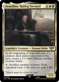 Denethor, Ruling Steward - Universes Beyond: The Lord of the Rings: Tales of Middle-earth - Magic: The Gathering card