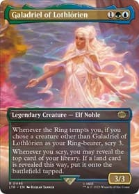 Galadriel of Lothlorien (Borderless) - Universes Beyond: The Lord of the Rings: Tales of Middle-earth - Magic: The Gathering card