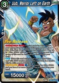 Uub, Warrior Left on Earth - Wild Resurgence Pre-Release Cards - Dragon Ball Super: Masters card