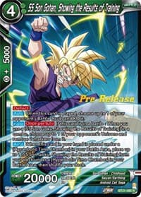 SS Son Gohan, Showing the Results of Training - Wild Resurgence Pre-Release Cards - Dragon Ball Super: Masters card