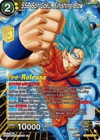 SSB Son Goku, Finishing Blow - Wild Resurgence Pre-Release Cards - Dragon Ball Super: Masters card