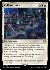 Call for Unity - Commander: The Lord of the Rings: Tales of Middle-earth - Magic: The Gathering card