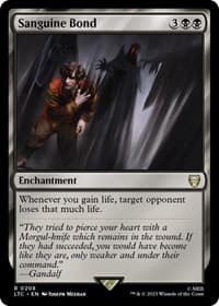 Sanguine Bond - Commander: The Lord of the Rings: Tales of Middle-earth - Magic: The Gathering card