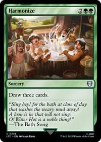 Harmonize - Commander: The Lord of the Rings: Tales of Middle-earth - Magic: The Gathering card